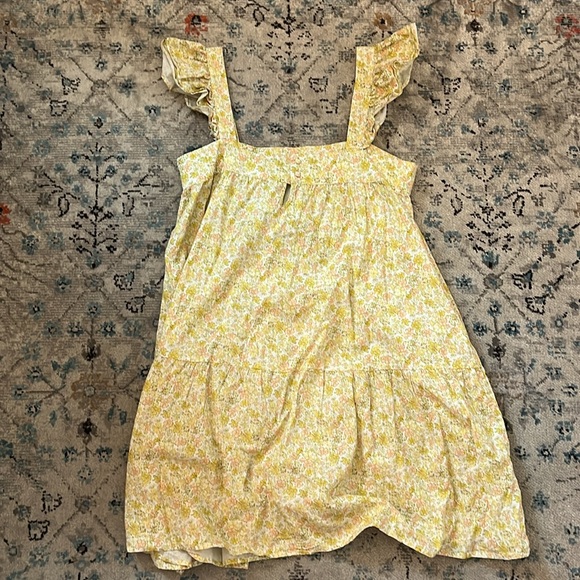 Oak Meadow tea dress in lemon - Picture 7 of 7